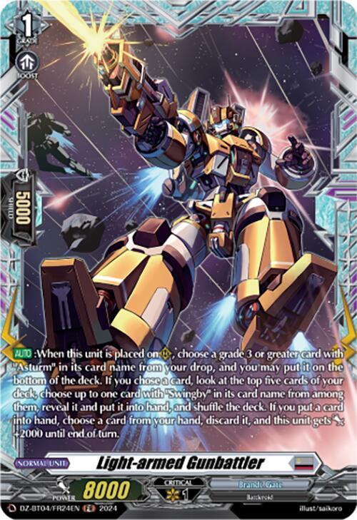Light-armed Gunbattler (FR), DZ-BT04: Destined Showdown DZ-BT04/FR24EN
