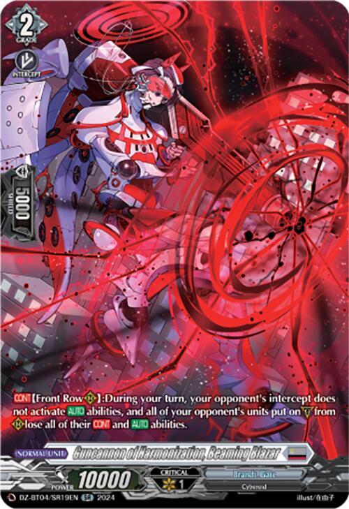 Guncannon of Harmonization, Beaming Blazar (SR), DZ-BT04: Destined Showdown DZ-BT04/SR19EN