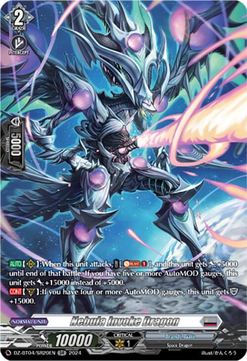 Nebula Invoke Dragon (SR), DZ-BT04: Destined Showdown DZ-BT04/SR20EN