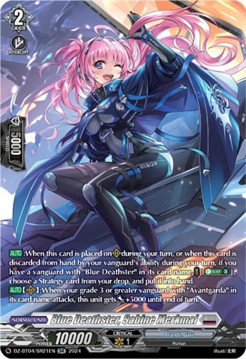 Blue Deathster, Sabine Merkmal (SR), DZ-BT04: Destined Showdown DZ-BT04/SR21EN