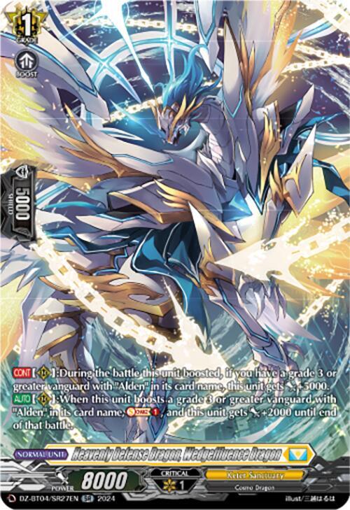Heavenly Defense Dragon, Wedgeffluence Dragon (SR), DZ-BT04: Destined Showdown DZ-BT04/SR27EN