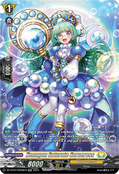 Henagon Saturate Sorceress (SR), DZ-BT04: Destined Showdown DZ-BT04/SR28EN