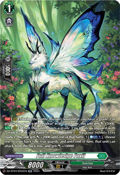 Full Knowledge Foxil (SR), DZ-BT04: Destined Showdown DZ-BT04/SR35EN