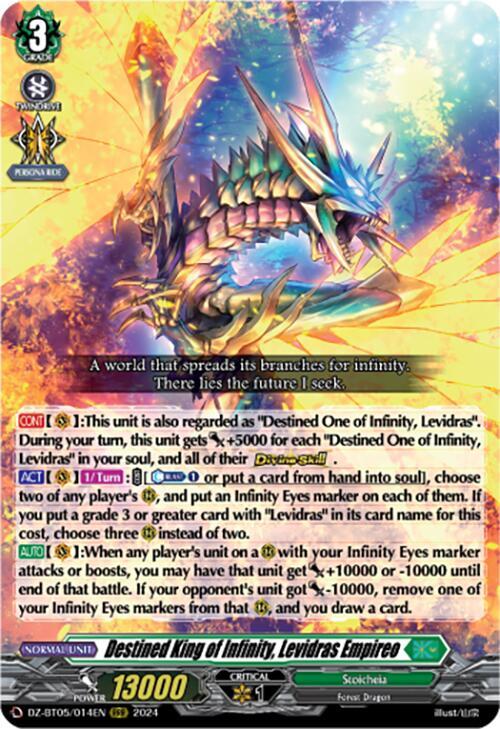 Destined King of Infinity, Levidras Empireo, DZ-BT05: Omniscient Awakening DZ-BT05/014EN