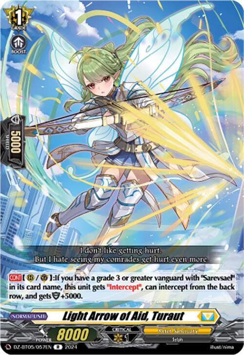 Light Arrow of Aid, Turaut, DZ-BT05: Omniscient Awakening DZ-BT05/057EN