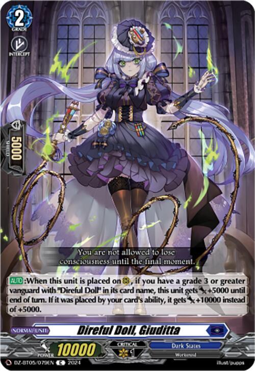 Direful Doll, Giuditta, DZ-BT05: Omniscient Awakening DZ-BT05/079EN