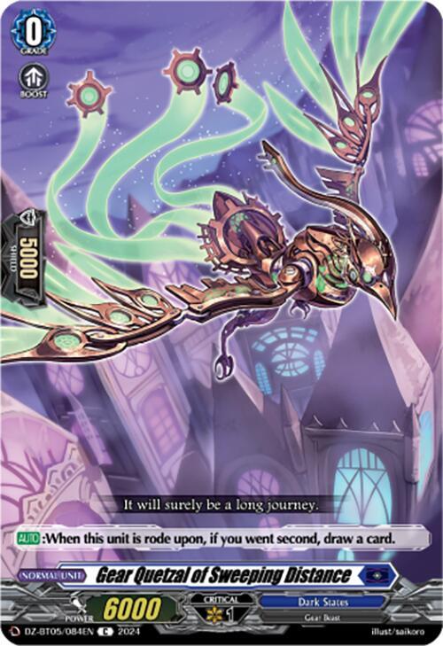 Gear Quetzal of Sweeping Distance, DZ-BT05: Omniscient Awakening DZ-BT05/084EN