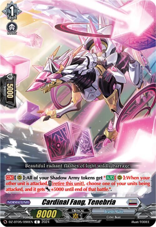 Cardinal Fang, Tenebria, DZ-BT05: Omniscient Awakening DZ-BT05/090EN
