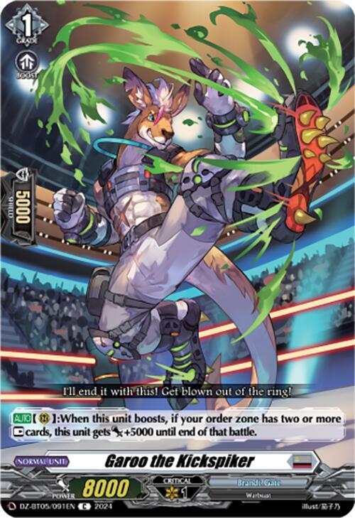 Garoo the Kickspiker, DZ-BT05: Omniscient Awakening DZ-BT05/091EN