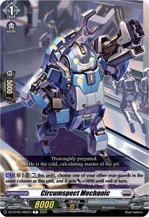 Circumspect Mechanic, DZ-BT05: Omniscient Awakening DZ-BT05/092EN