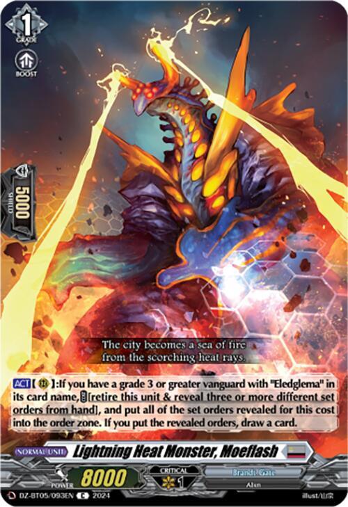 Lightning Heat Monster, Moeflash, DZ-BT05: Omniscient Awakening DZ-BT05/093EN