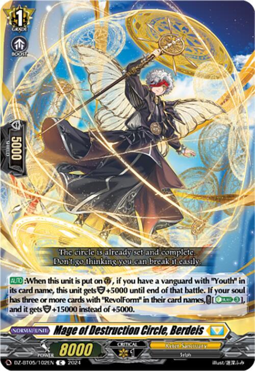 Mage of Destruction Circle, Berdeis, DZ-BT05: Omniscient Awakening DZ-BT05/102EN
