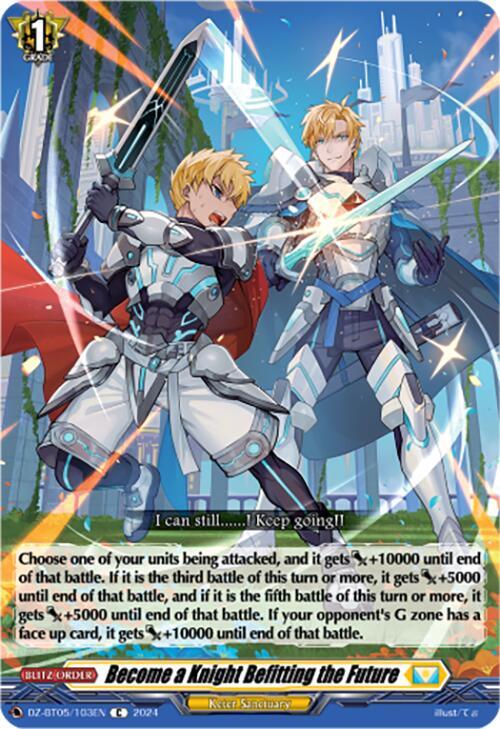 Become a Knight Befitting the Future, DZ-BT05: Omniscient Awakening DZ-BT05/103EN