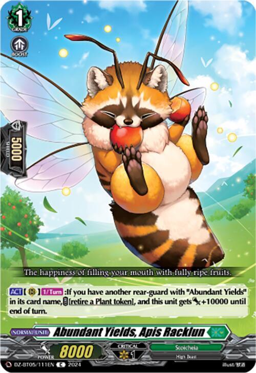 Abundant Yields, Apis Racklun, DZ-BT05: Omniscient Awakening DZ-BT05/111EN