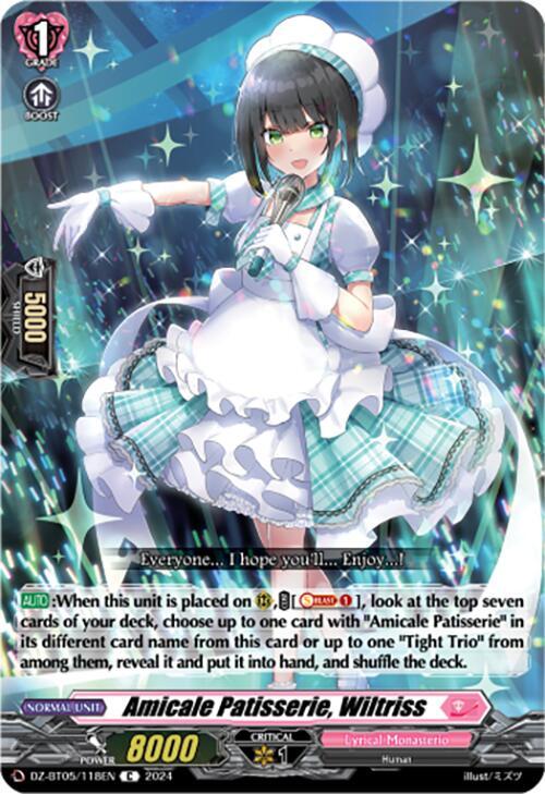 Amicale Patisserie, Wiltriss, DZ-BT05: Omniscient Awakening DZ-BT05/118EN