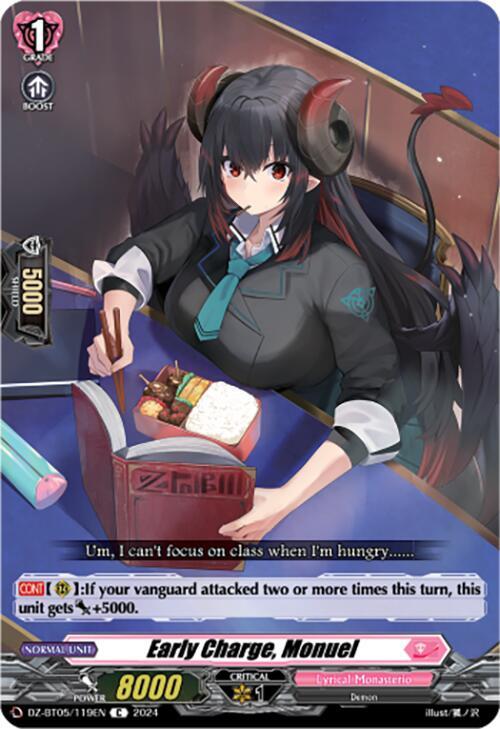 Early Charge, Monuel, DZ-BT05: Omniscient Awakening DZ-BT05/119EN