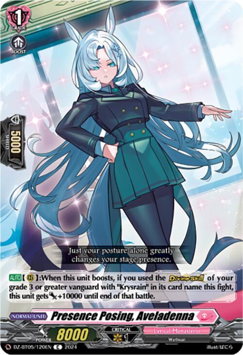 Presence Posing, Aveladenna, DZ-BT05: Omniscient Awakening DZ-BT05/120EN