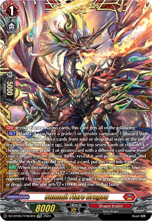 Summit Flare Dragon (FFR), DZ-BT05: Omniscient Awakening DZ-BT05/FFR03EN