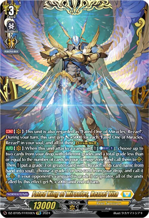 Fated King of Miracles, Rezael Vita (FFR), DZ-BT05: Omniscient Awakening DZ-BT05/FFR10EN