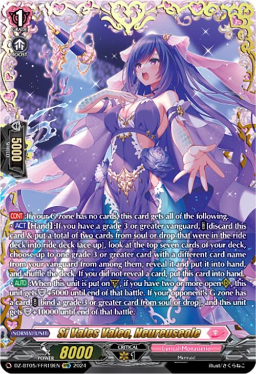 Si Vales Valeo, Heureuseole (FFR), DZ-BT05: Omniscient Awakening DZ-BT05/FFR19EN