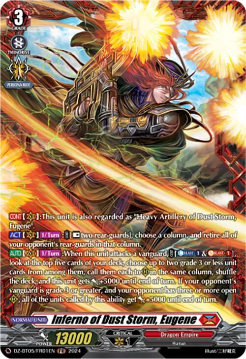 Inferno of Dust Storm, Eugene (FR), DZ-BT05: Omniscient Awakening DZ-BT05/FR01EN