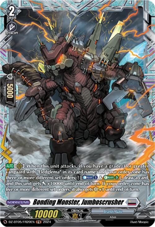 Bonding Monster, Jumboscrusher (FR), DZ-BT05: Omniscient Awakening DZ-BT05/FR20EN