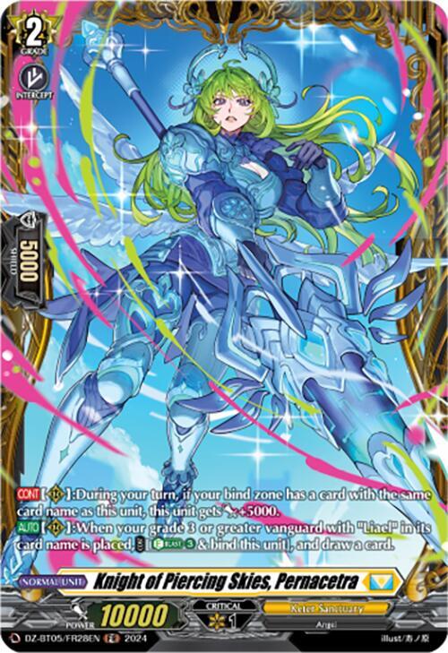 Knight of Piercing Skies, Pernacetra (FR), DZ-BT05: Omniscient Awakening DZ-BT05/FR28EN