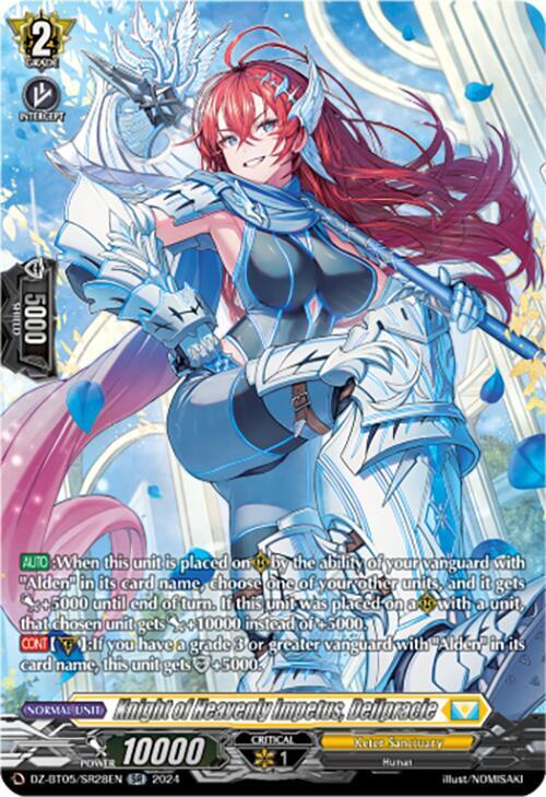 Knight of Heavenly Impetus, Deilpracie (SR), DZ-BT05: Omniscient Awakening DZ-BT05/SR28EN