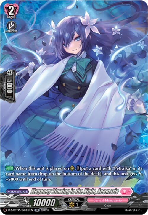 Elegancy Glowing in the Night, Anemarie (SR), DZ-BT05: Omniscient Awakening DZ-BT05/SR42EN