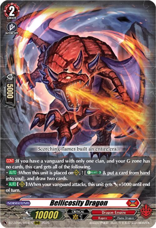 Bellicosity Dragon, DZ-BT06: Generation Dragenesis DZ-BT06/004EN