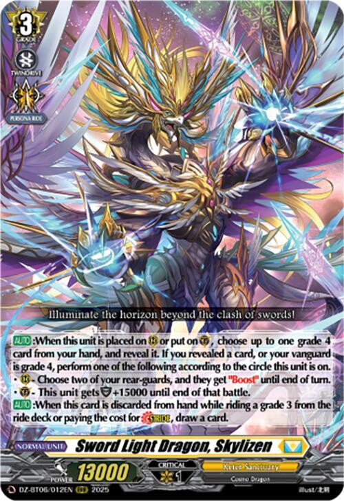 Sword Light Dragon, Skylizen, DZ-BT06: Generation Dragenesis DZ-BT06/012EN