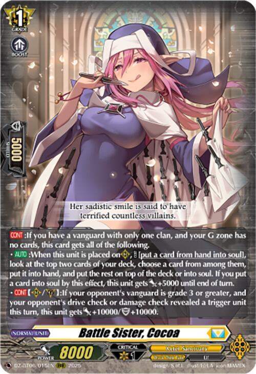 Battle Sister, Cocoa, DZ-BT06: Generation Dragenesis DZ-BT06/015EN