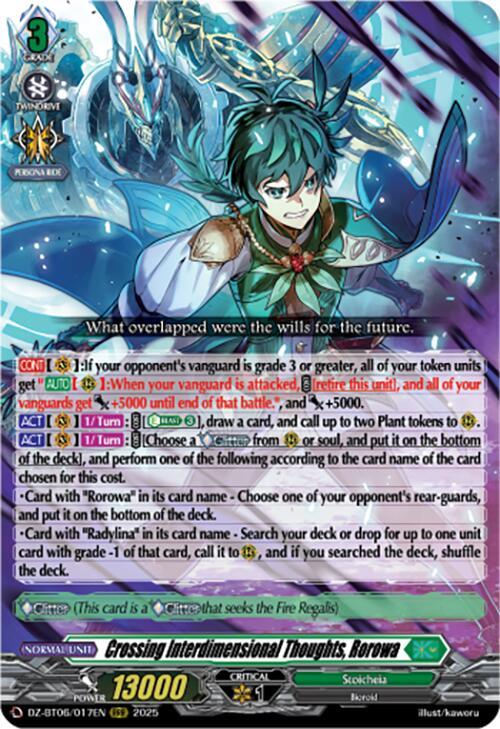 Crossing Interdimensional Thoughts, Rorowa, DZ-BT06: Generation Dragenesis DZ-BT06/017EN