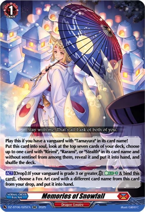 Memories of Snowfall, DZ-BT06: Generation Dragenesis DZ-BT06/025EN