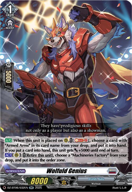 Wolfuld Genius, DZ-BT06: Generation Dragenesis DZ-BT06/032EN