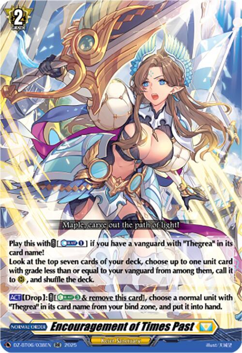 Encouragement of Times Past, DZ-BT06: Generation Dragenesis DZ-BT06/038EN