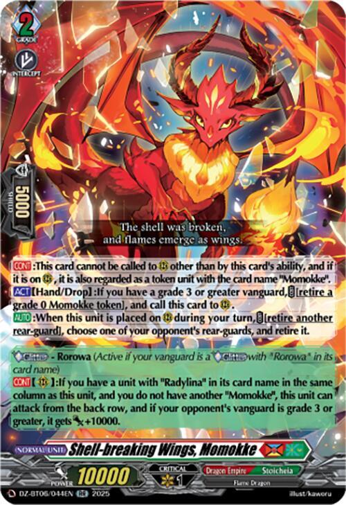 Shell-breaking Wings, Momokke, DZ-BT06: Generation Dragenesis DZ-BT06/044EN