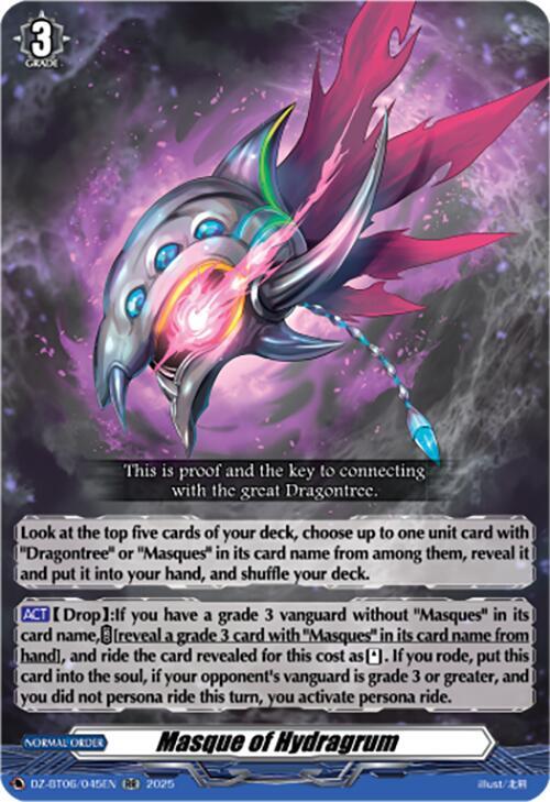 Masque of Hydragrum, DZ-BT06: Generation Dragenesis DZ-BT06/045EN