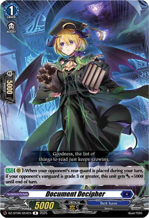 Document Decipher, DZ-BT06: Generation Dragenesis DZ-BT06/054EN