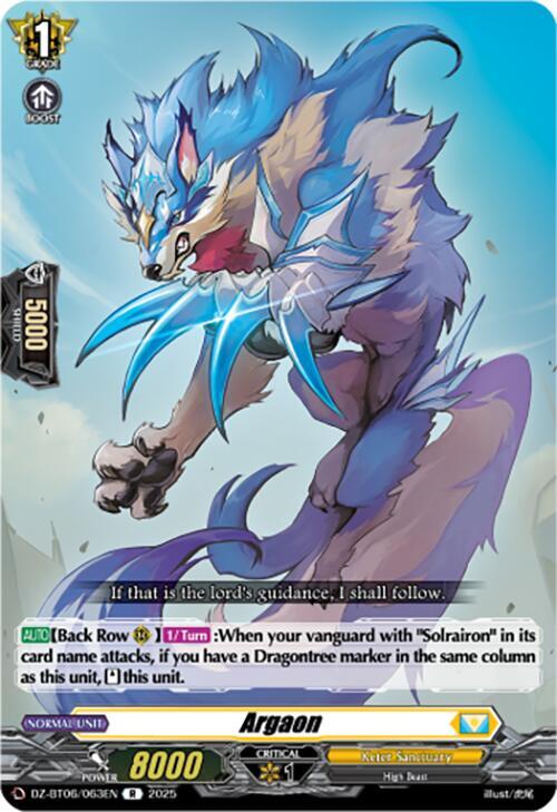 Argaon, DZ-BT06: Generation Dragenesis DZ-BT06/063EN