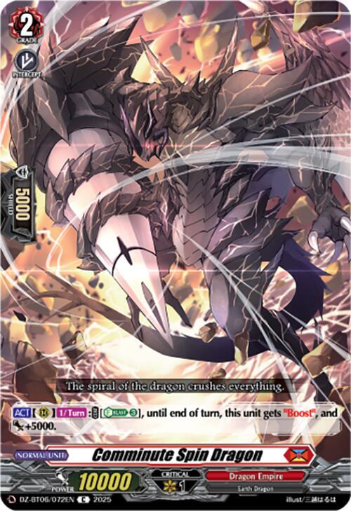 Comminute Spin Dragon, DZ-BT06: Generation Dragenesis DZ-BT06/072EN