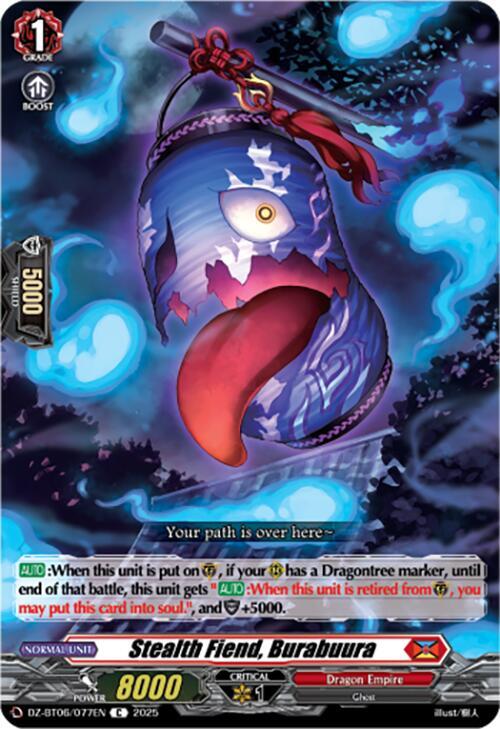 Stealth Fiend, Burabuura, DZ-BT06: Generation Dragenesis DZ-BT06/077EN