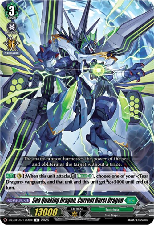 Sea Quaking Dragon, Current Burst Dragon, DZ-BT06: Generation Dragenesis DZ-BT06/100EN