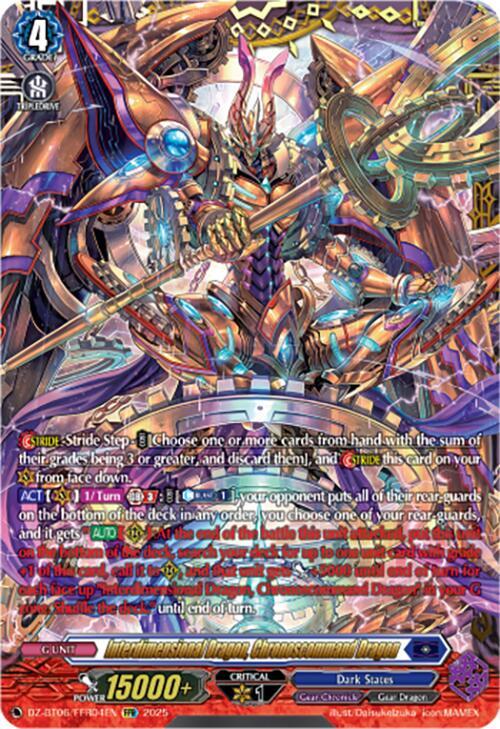 Interdimensional Dragon, Chronoscommand Dragon  (FFR), DZ-BT06: Generation Dragenesis DZ-BT06/FFR04EN