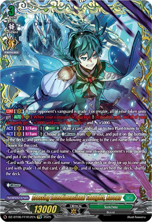 Crossing Interdimensional Thoughts, Rorowa (FFR), DZ-BT06: Generation Dragenesis DZ-BT06/FFR12EN