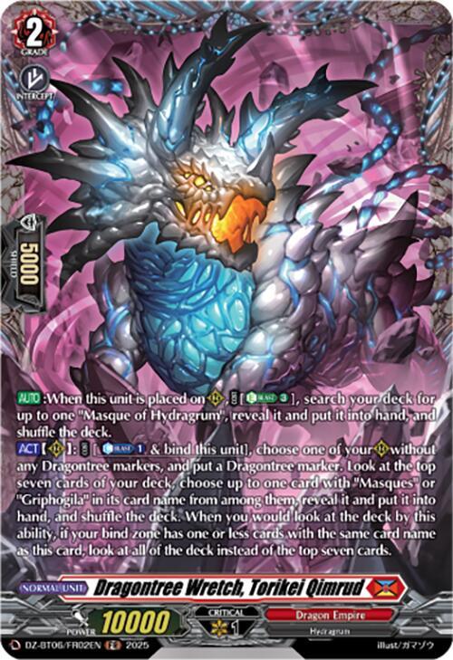 Dragontree Wretch, Torikei Qimrud (FR), DZ-BT06: Generation Dragenesis DZ-BT06/FR02EN