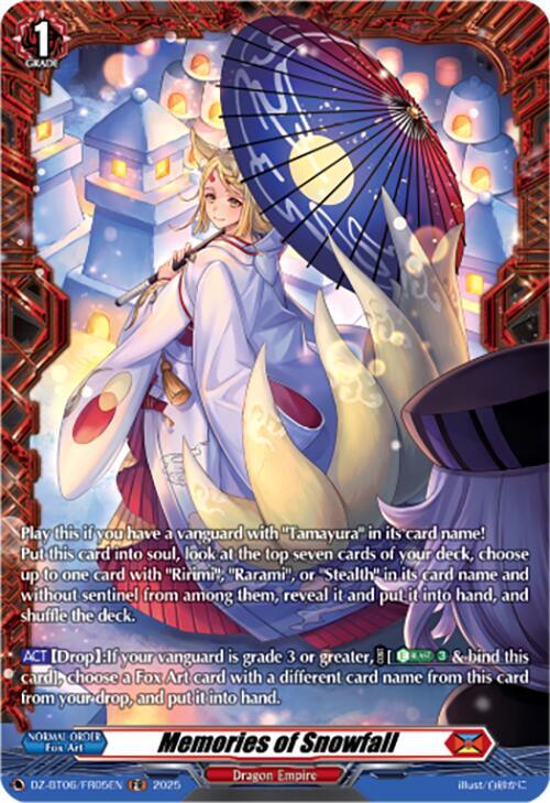 Memories of Snowfall (FR), DZ-BT06: Generation Dragenesis DZ-BT06/FR05EN