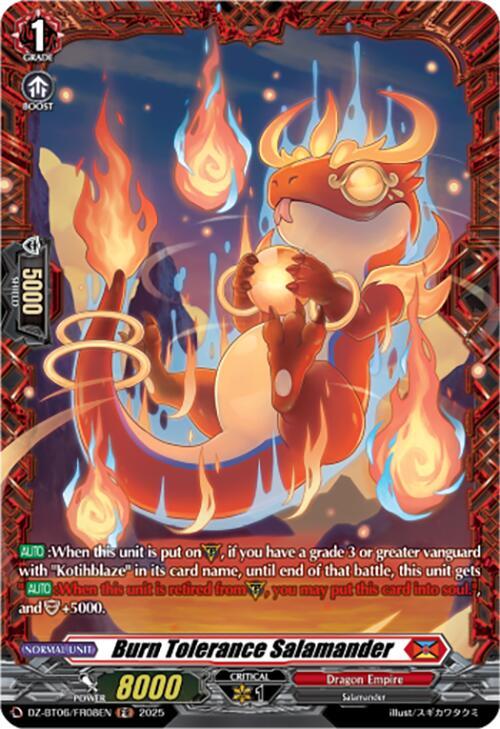 Burn Tolerance Salamander (FR), DZ-BT06: Generation Dragenesis DZ-BT06/FR08EN