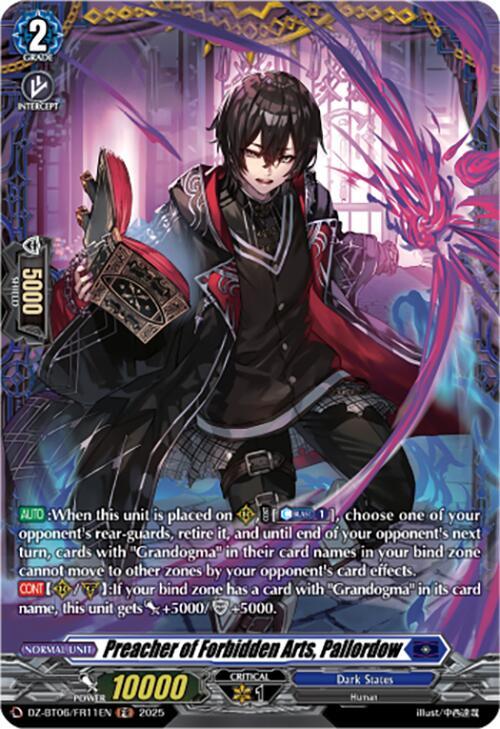 Preacher of Forbidden Arts, Pallordow (FR), DZ-BT06: Generation Dragenesis DZ-BT06/FR11EN