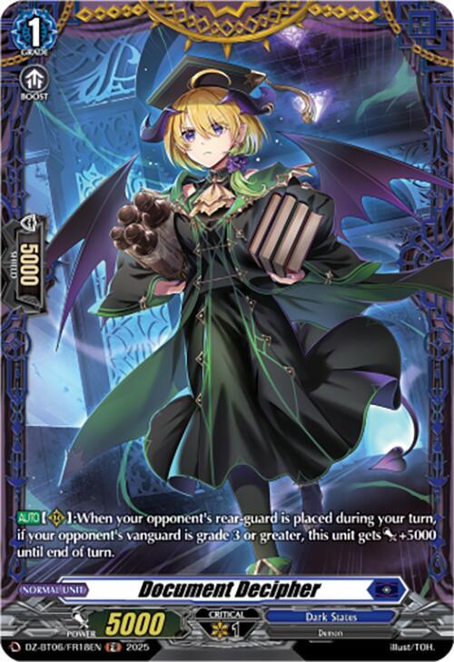 Document Decipher (FR), DZ-BT06: Generation Dragenesis DZ-BT06/FR18EN